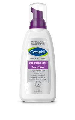 Cetaphil Pro Oil Control Foam Face Wash For Acne & Oily Prone Skin (236ml)