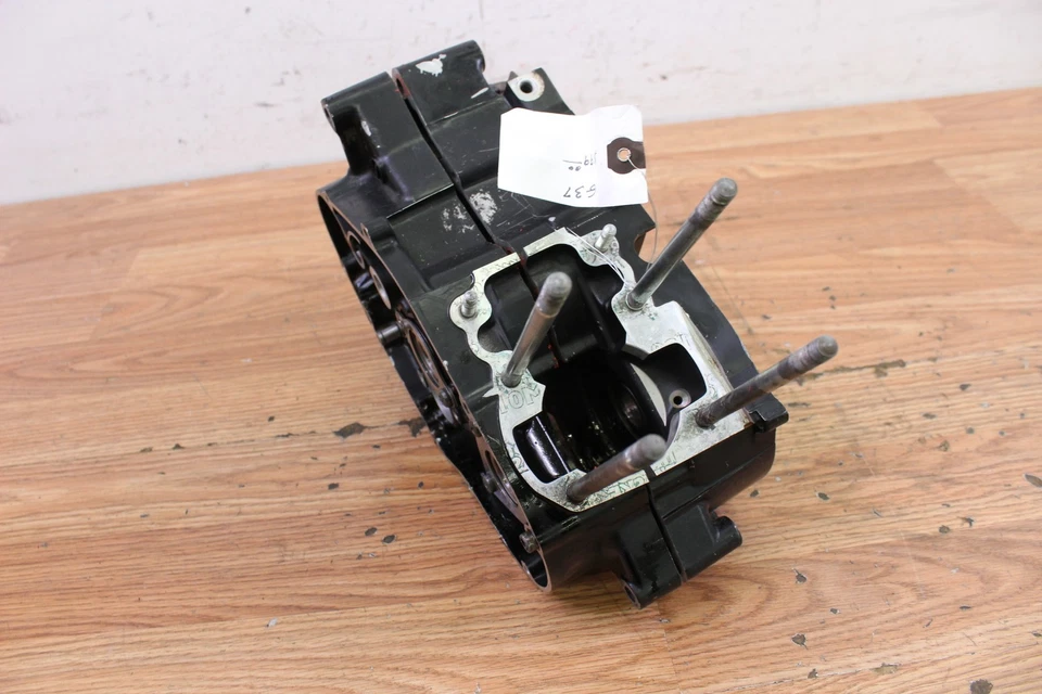 1996 SUZUKI DS80 Engine Cases / Crankcase Motor Case - SET - Image 3 of 4