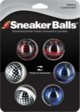 Sneaker Balls Odor-Fighting Shoe Fresheners, Eliminates Unpleasant 6 Pack 