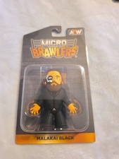 NEW Pro Wrestling Crate Micro Brawlers AEW WWE WCW ECW Malakai Black