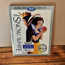 Disney Snow White and the Seven Dwarfs Blu-ray DVD Digital HD Signature