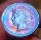 1921 $1 Peace Silver Dollar High Relief** ALBUM COIN ** Key Date