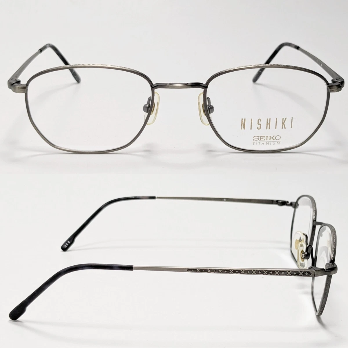 Seiko Eyeglasses Eye Glasses Frames T019 Japan Titanium 58-16-140 Seiko Gold Eyeglass Frames for sale | eBay main image 3