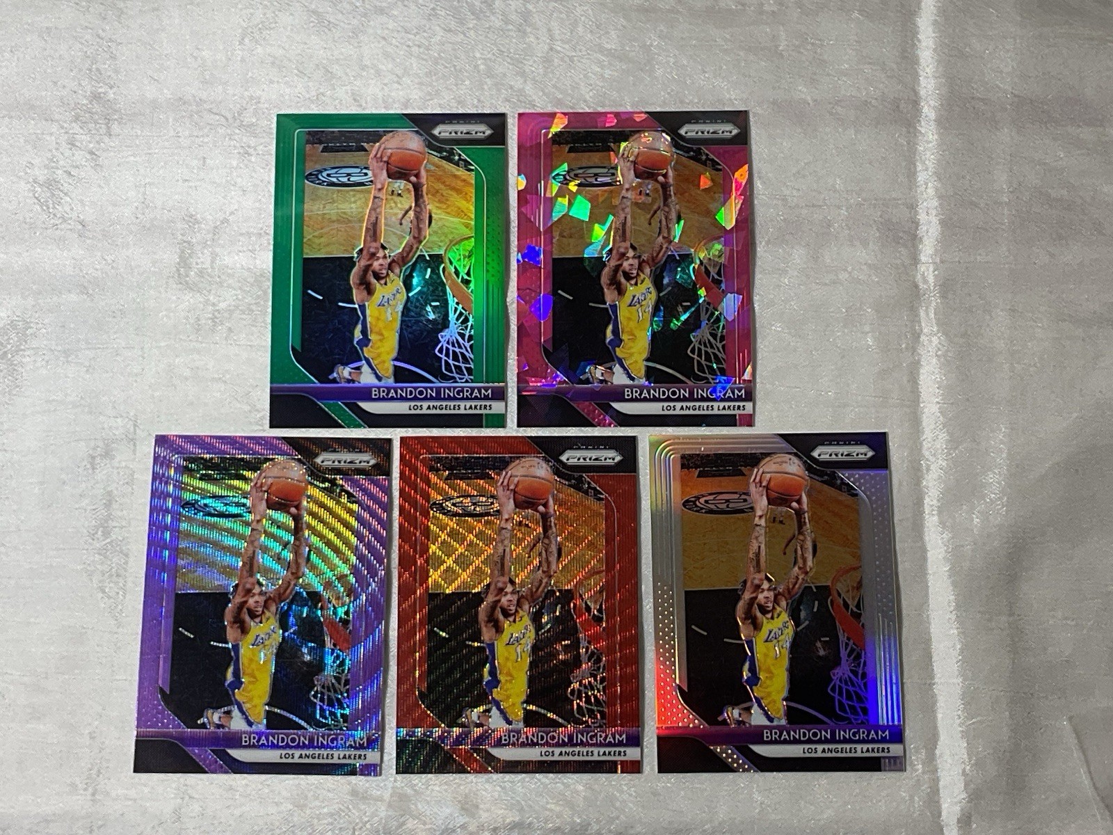 BRANDON INGRAM ~ 2018-19 Panini Prizm Cards  5 PRIZM Lots