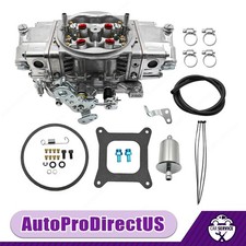750 Cfm Billet Aluminum 4 Barrel Double Pumper Race Carburetor Gasoline New