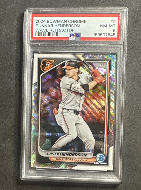 2024 Bowman Chrome - Gunnar Henderson #9 Wave Refractor /100