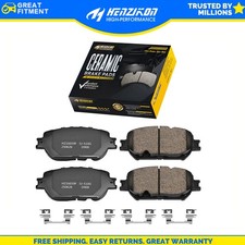 Pair Front Ceramic Brake Pads w/ Hardware Set for Toyota Camry Lexus IS250 GS300