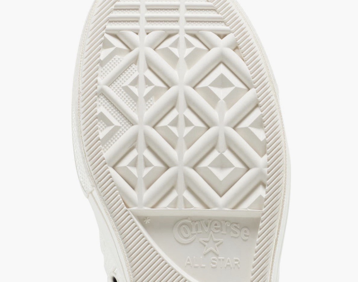 New Converse Chuck Taylor Sz 9 Egret/Black Sneakers Women Shoes Bridal Crochet thumbnail 3