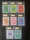 Pokemon Old Maid Partial Set Bulbasaur, Charmander, Evee, etc. CGC 10 Pristine