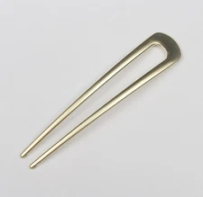 6 Pcs Hair Forks Metal Double Prong Hair Stick U Shaped Hair Pin for Women