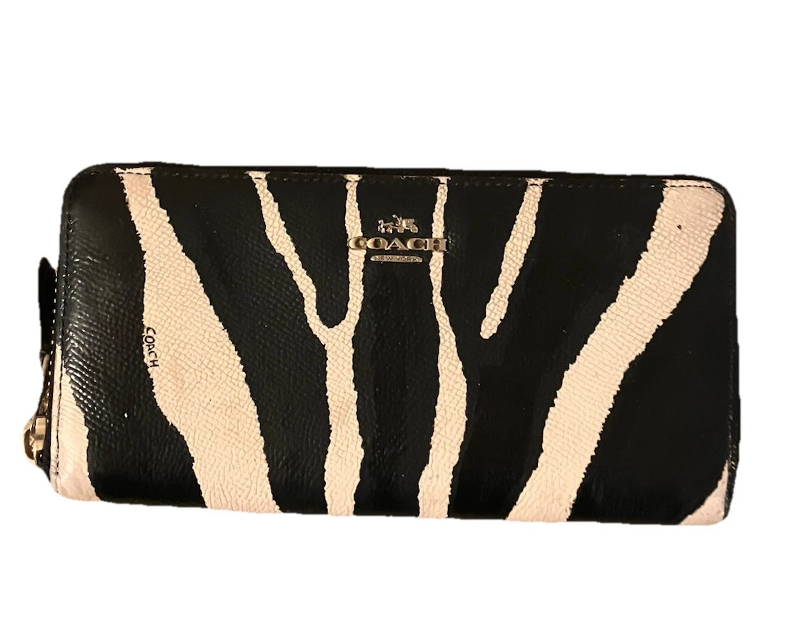 Coach Zebra Wallets for Women for sale | eBay