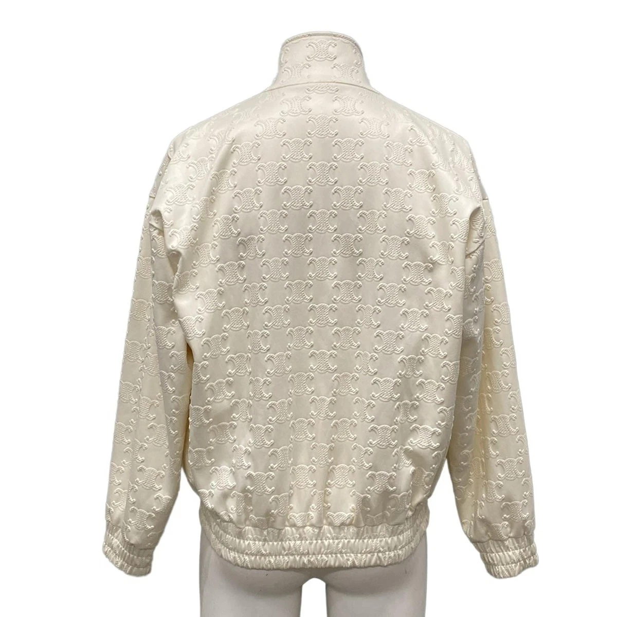 Giacca tuta originale CELINE Trionf 2Y19H978Z.02LC beige chiaro (avorio) poliestere