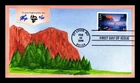 US COVER YOSEMITE NATIONAL PARK CALIFORNIA AIR MAIL FDC PUGH HAND PAINTED