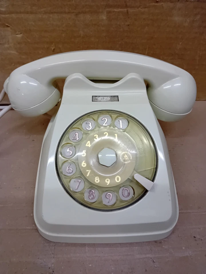 TELEFONO A Disco Unificato Sip Siemens S 62 Avorio Numeri Ramati Anni 70 - Immagine 2 di 4