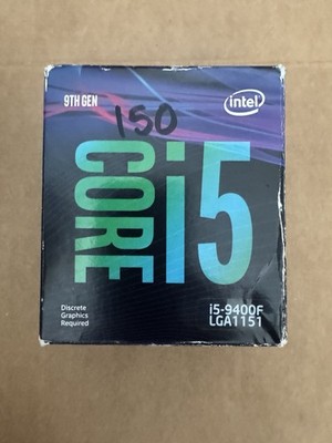 New Intel Core i5-9400F Desktop Processor 6 Cores 4.1 GHz Turbo