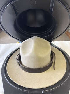 Stratton USNPS National Park Service Ranger Felt Flat Hat Band strap & Hat Trap