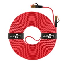 Flat CAT7 Ethernet Cable Ultra Thin 10Gbps RJ45 Lead Lot Network LAN Patch SSTP