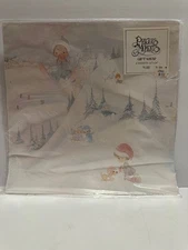 Vintage Precious Moments  Gift Wrap Wrapping Paper Sheets - Two Sheets New Old S