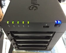 Synology DS412+ 4-Bay NAS Enclosure  4x2TB Drives-No Charger/front cover