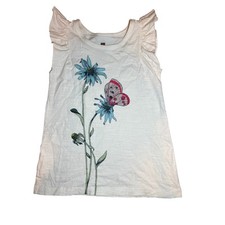 Tea Collection Flutter Sleeve Butterfly Tee size S 4/5