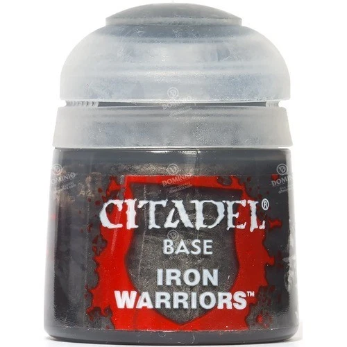 GAMES WORKSHOP IRON WARRIORS colore BASE citadel 12ML acrilico ARGENTO opaco