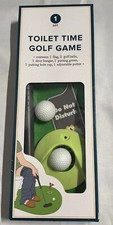 Toilet Time Golf Game - Bathroom Mini Golf Game - NEW