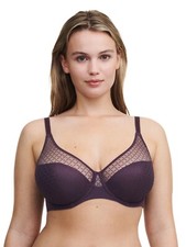 NEW  84 CHANTELLE 16M1 NORAH CHIC UNDERWIRE BRA AUBERGINE SZ 36DD