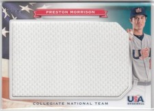 2013 Luke Weaver Panini USA Box Set College ROOKIE JUMBO JERSEY /49 - #23