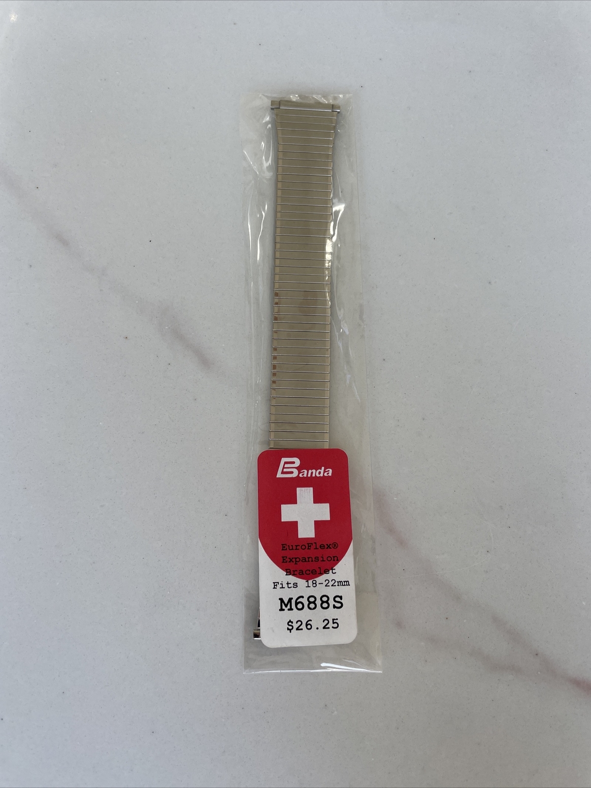 BANDA M688S EuroFlex®️ Expansion Watch Bracelet 18-22mm Stainless Steel Band