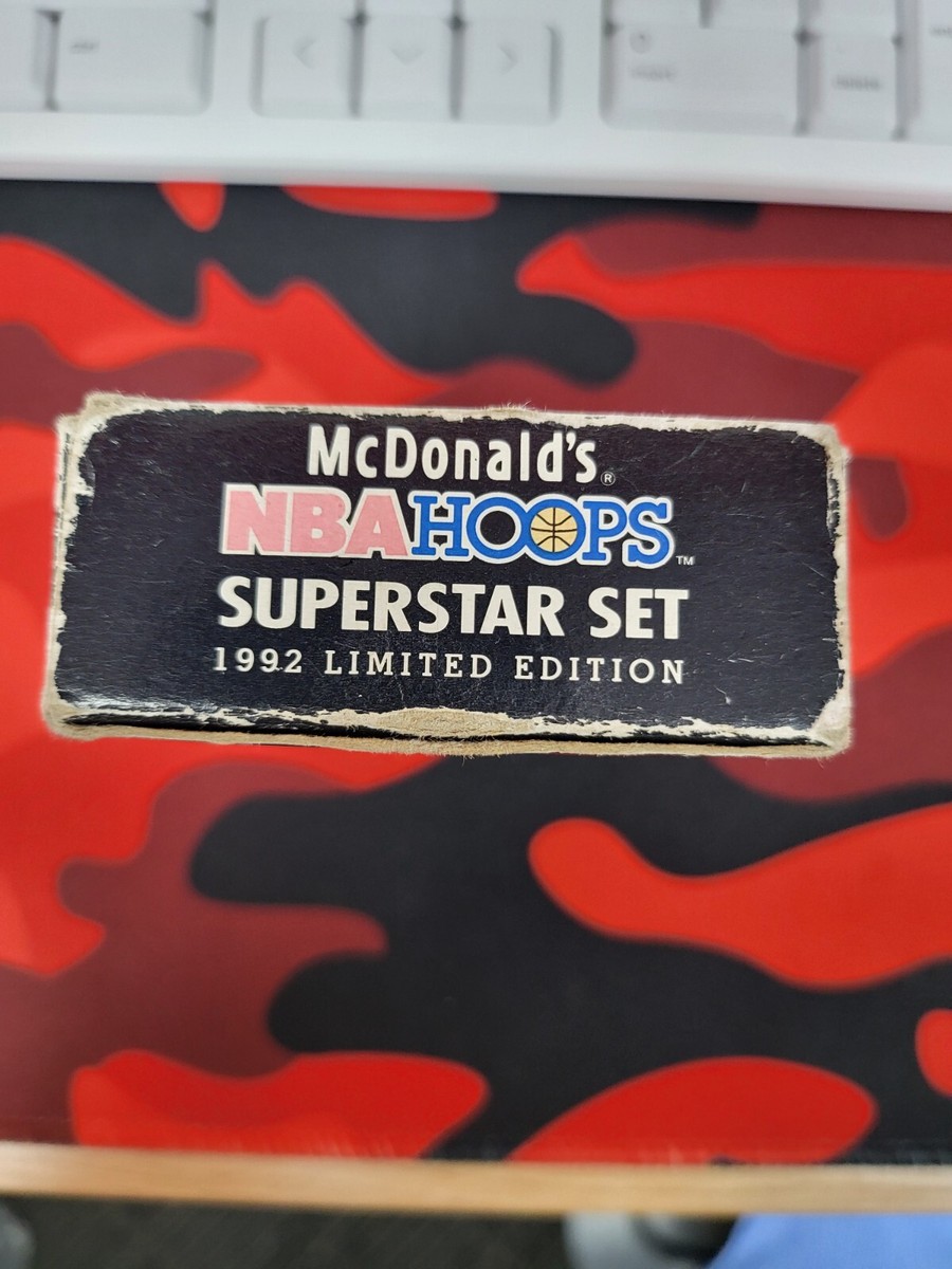 Vintage McDonald's NBA HOOPS Superstar Set 1992 Limited Ed