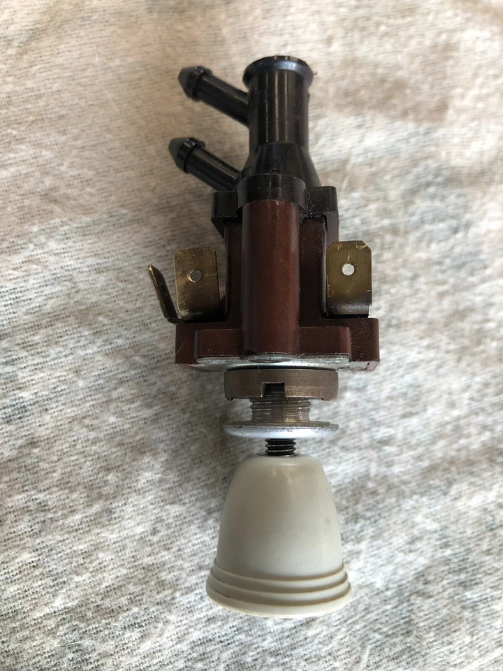 Interruptor de lavadora de parabrisas OEM alemán SWF VW Volkswagen Bug Beetle Ghia años 60 1 Foto 3 de 4