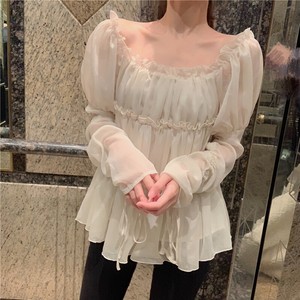 ruffle shirt off the shoulder