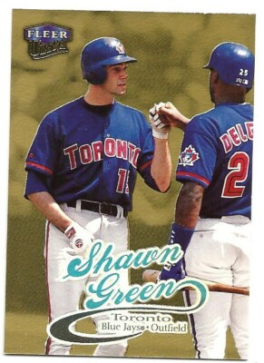 メジャーリーグ　カード　Shawn Green 1999 Ultra MLB GOLD MEDALLION Card #176G, Shawn Green, Toronto