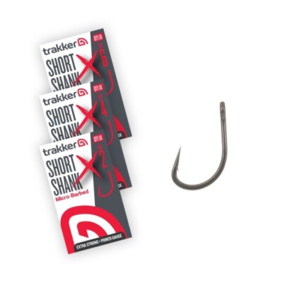 Trakker Short Shank XS Hooks Micro Barbed - Size 2