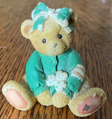 Cherished Teddies KATHLEEN Luck Found Me a Friend in You Figurine 916447 