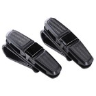 2-Pack Universal Sun Visor Clips For Cars & Trucks - Holds Sunglasses, Cards, Tolls, Phone