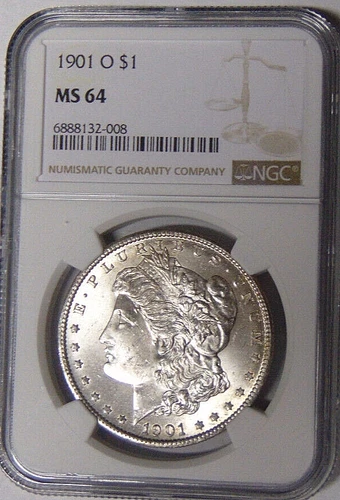 NGC MS64 1901-O Morgan Silver Dollar New Orleans Mint #6888132-008