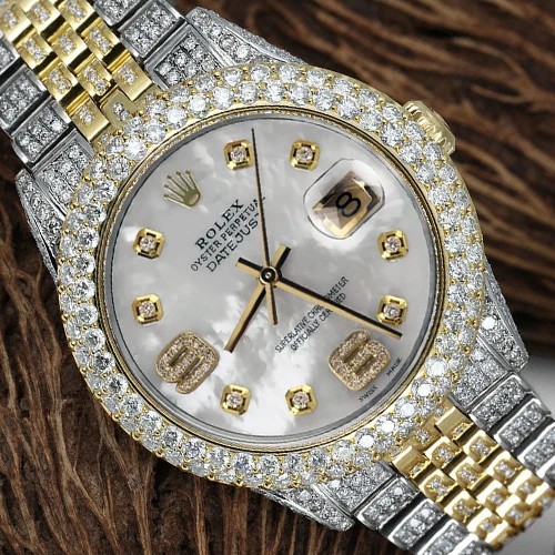 Real iced shop out rolex
