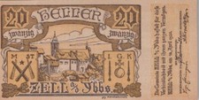 20 HELLER 1920 City of ZELL AN DER YBBS Lower AUSTRIA UNC #PH063.U