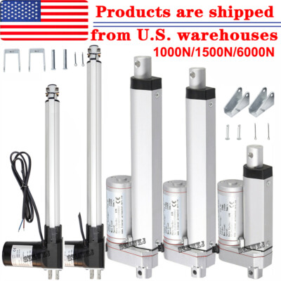 12V Mini Electric Linear Actuator 1.2 Inch Stroke, Speed