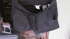 Short noir coton bio H&M 9/10 ans