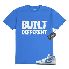 1 Mid Legend Blue White T Shirt to Match BUILT