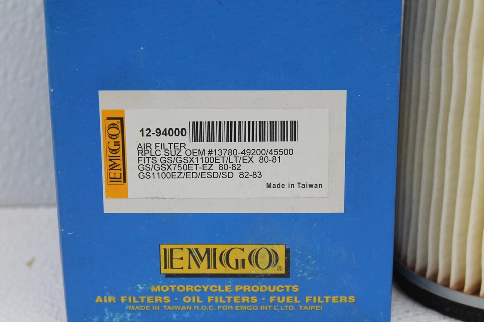 Filtro de aire Suzuki GS750 1000 1100 1979-1983 KATANA EMGO (SBC) Foto 2 de 4