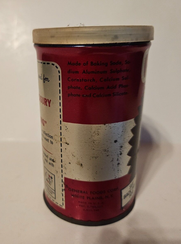 Vintage Calumet Baking Powder 7 oz. Tin with plastic Lid - Picture 5 of 8