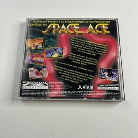 Space Ace (Atari Jaguar CD, 1995 NTSC-U/C) Complete With Manual CIB VGC