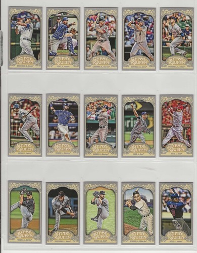 2012 Topps Gypsy Queen Mini set of 350 - Picture 15 of 24