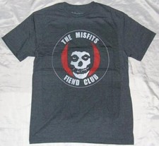 Misfits T-Shirt Fiend Club Gray Soft Men's Medium M Punk