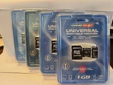 Dane-Elec universal portable memory 4- in-1 media device 1 GB ALL 4