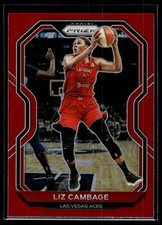 Liz Cambage 2021 Panini Prizm WNBA Red Prizm Card 221/299 #77
