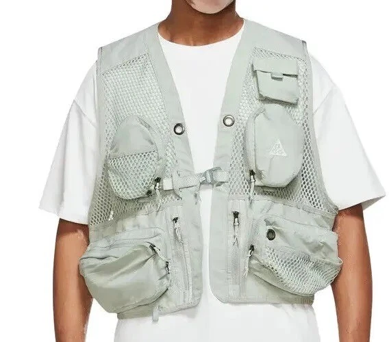 Nike ACG Buttles Vest Hiking Light Silver DN3919-034 Adult Unisex